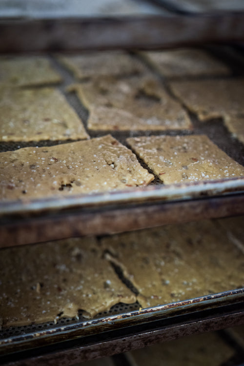 Olive oil crackers